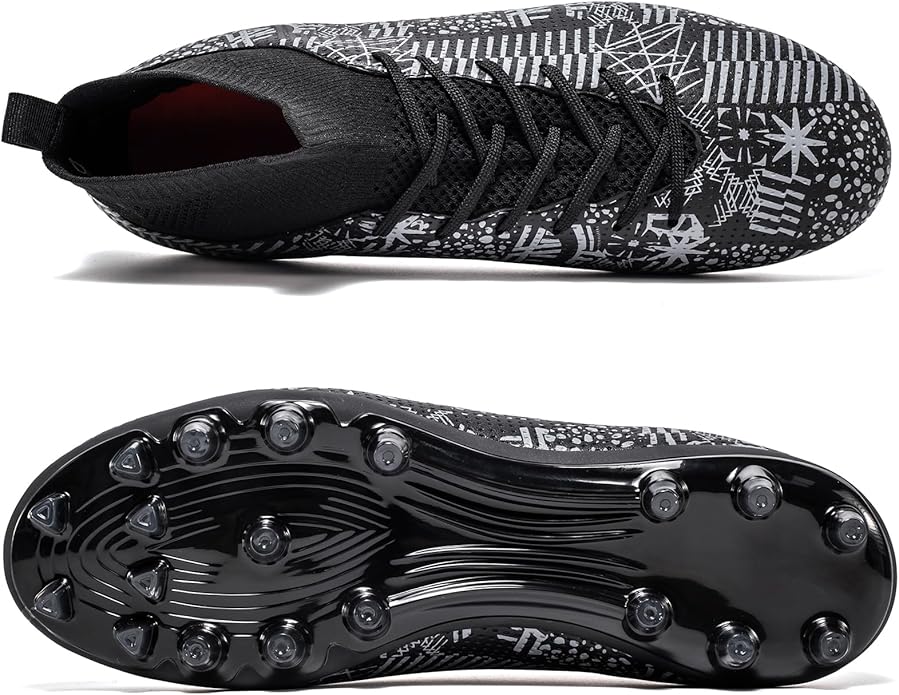 Adult Soccer Cleats Men Lightweight Football Boots Breathable Professional Sneaker Sport Athletic Ground Football Shoes