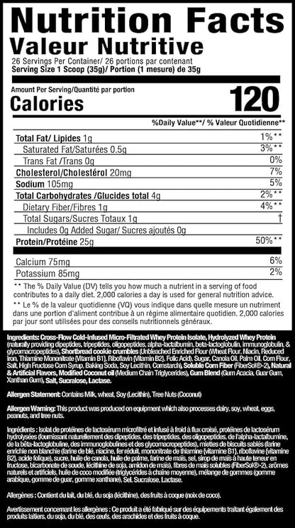 Musclesport Lean Whey Revolution??Protein Powder - Whey Protein Isolate - Low Calorie, Low Carb, Low Fat, Incredible Flavors - 25g Protein per Scoop (2lb, Dippsadoodles)