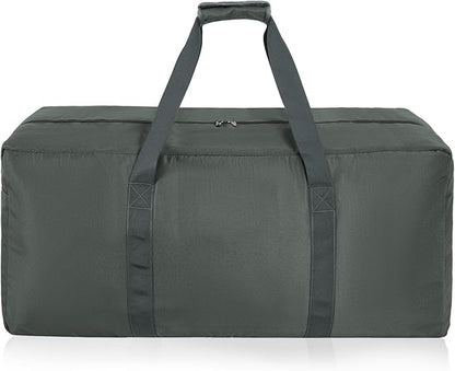 Extra Large Travel Duffle Bag, 160L Gear Bag for Men and Women, Storage Bag Ideal for Overnight Camping and Weekend Getaways, Dark Gray