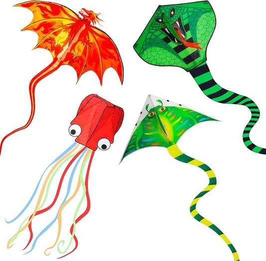 Large Kites for Adults Kites for Kids Ages 4-8， 8-12 Beach Park Outdoor Game Activities, Gifts for