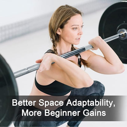 LIONSCOOL Premium 4ft/4.9ft/6ft Barbell for Strength Training and Olympic Weightlifting, 2 Inch Bar for Squats, Curls, Deadlifts, Presses, Hip Thrusts, 350lbs/500lbs/700lbs Weight Capacity