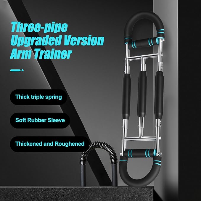 Twister Arm Trainer, 40-100Lb Adjustable Chest Workout Equipment, Portable Detachable Chest Workout Device Equipment, Arm Trainer for Chest Clip Muscle & Arm Strength, Red and Blue (Random Color)