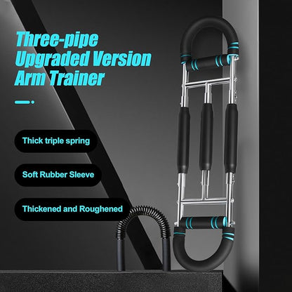 Twister Arm Trainer, 40-100Lb Adjustable Chest Workout Equipment, Portable Detachable Chest Workout Device Equipment, Arm Trainer for Chest Clip Muscle & Arm Strength, Red and Blue (Random Color)