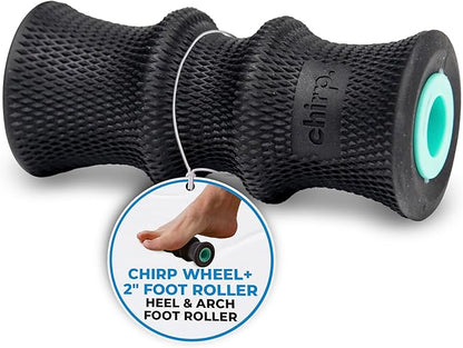 Chirp Wheel Foam Roller ??Targeted Back & Neck Relief, Lumbar Spine Stretcher, Spinal Decompression Back Stretcher, Massage Roller with Density Foam for Physical Therapy, Supports 500lbs, 2-Inch Mint