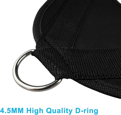 Ab Crunch Harness Cable Attachment Ab Exercise Cable Machine Gym Workout Abdominal Crunch Core Muscle Training Equipment