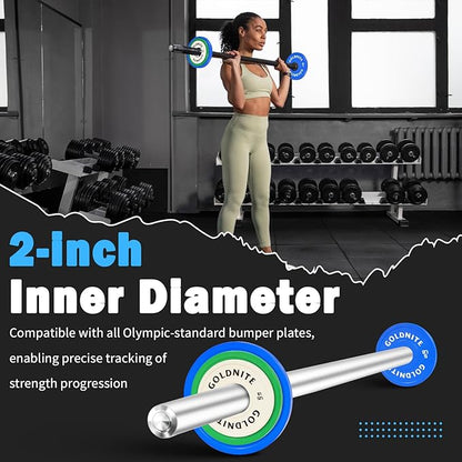 Change Plates Set 1.25LB 2.5LB 5LB Set Fractional Weight Plate Olympic Bumper Plates for Cross Training Steel Insert Strength Training Weight Plates