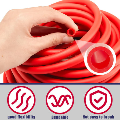 Wesnoy 1 Roll Resistance Tubes Exercise Tubing 50ft Exercise Bands Tubing for Therapy, Lower