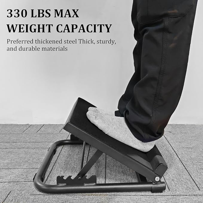 NANSHINE Slant Board for Calf Stretcher Squat, 5-Level Height Adjustable Steel Incline Board Squat Wedge with Non-Slip EVA Mat, Portable Standing Balance Board for Calf Stretching, Flexibility, Ankle Foot, Knees Exercise, Fitness, Physical Therapy