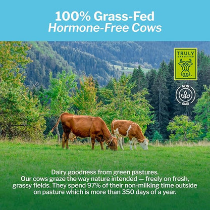 Opportuniteas Grass Fed Whey Isolate Protein Powder - Unflavored 28g Protein Powder Without Artificial Sweeteners, Hormone-Free Cows, Non GMO - 1lb