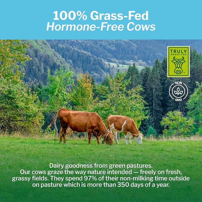 Opportuniteas Grass Fed Whey Isolate Protein Powder - Unflavored 28g Protein Powder Without Artificial Sweeteners, Hormone-Free Cows, Non GMO - 2.5lb