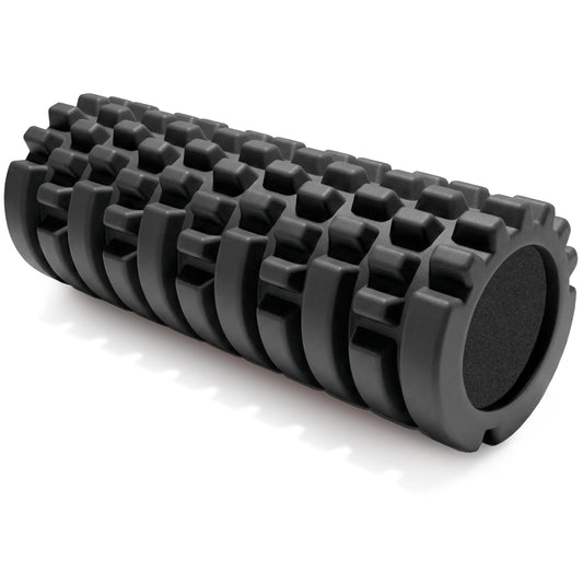 Deep Tissue Massage Roller For Myofascial Release, Physical Therapy, and Scar Tissue, Black