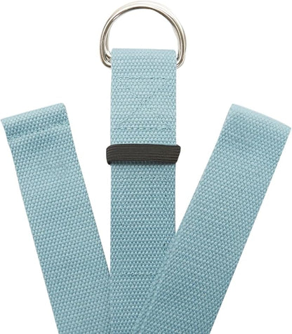 Everyday Yoga Super Strong Strap with Metal D-ring Buckle - Improve Flexibility, Stretching, and Physical Therapy Fitness.