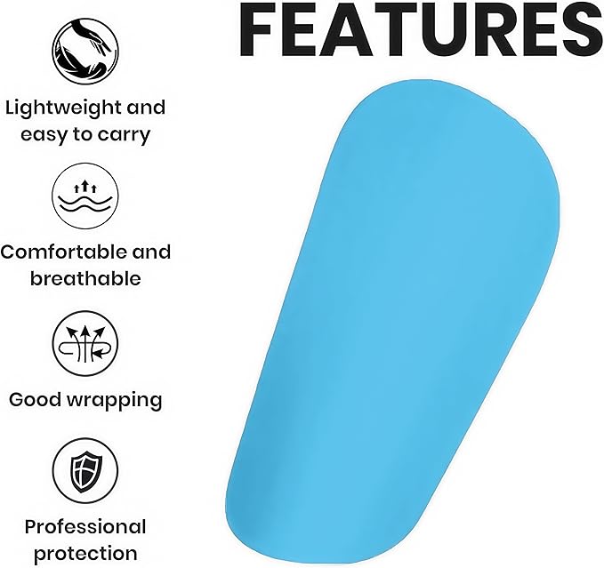 2 Pairs Mini Shin Guards Youth Soccer Tiny Shin Protective Pads Small Shin Guards Miniature Shin Pads Professional Protection for Soccer Players Kids Teenagers