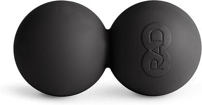 RAD Stiff Peanut Massage Ball ??High Density Yoga Deep Tissue Roller Ball ??Myofascial Release for Back, Neck, Feet, Psoas & Spine ??Suboccipital & Thoracic Trigger Point Therapy