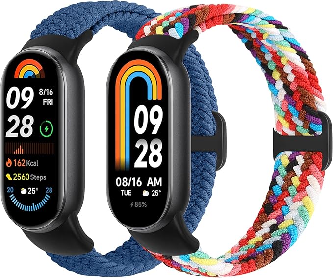Braided Bands Compatible with Xiaomi Smart Band 10 9 8 Straps for Women Men