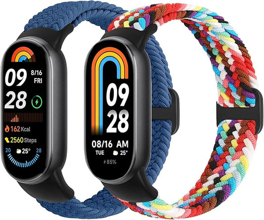 Braided Bands Compatible with Xiaomi Smart Band 10 9 8 Straps for Women Men