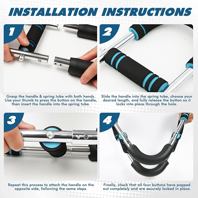 Twister Arm Trainer, 60-110lb Adjustable Chest Workout Equipment, Clip Muscle Trainer for Men&Women, Beginners or Professional, Portable Home Gym Exercise Machine for Arm Strength Training