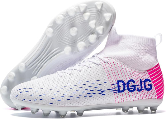 Youth Soccer Cleats Mens Training Football Cleats Lightweight Womens High-top Soccer Shoes AG