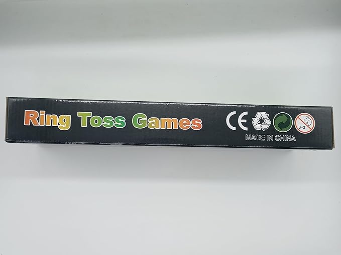 Hook Toss Game, Ring Toss Game, Handmade Wooden Ladder, Throwing Hook and Ring Battle Game for Family