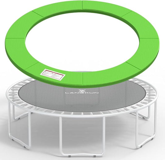 LANGXUN Universal Trampoline Repalcement Safety Pad, 8ft 10ft 12ft 14ft 15ft 16ft Waterproof