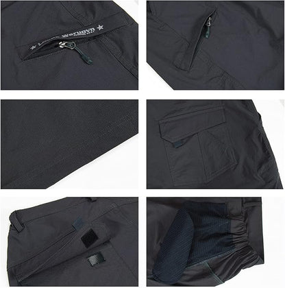 Quick Dry Hiking Shorts Men's Cargo Casual Outdoor 4-Way Stretchy Lightweight Summer Short with Multi Pockets 30-46 (No Belt)