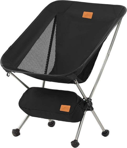 Naturehike YL08 Ultralight Camping Chair, 2.38 LBS Portable Backpacking Chair with Anti-Sinking