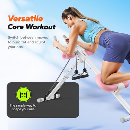 MERACH Ab Machine, Ab Workout Equipment, Adjustable Ab Trainer Machine