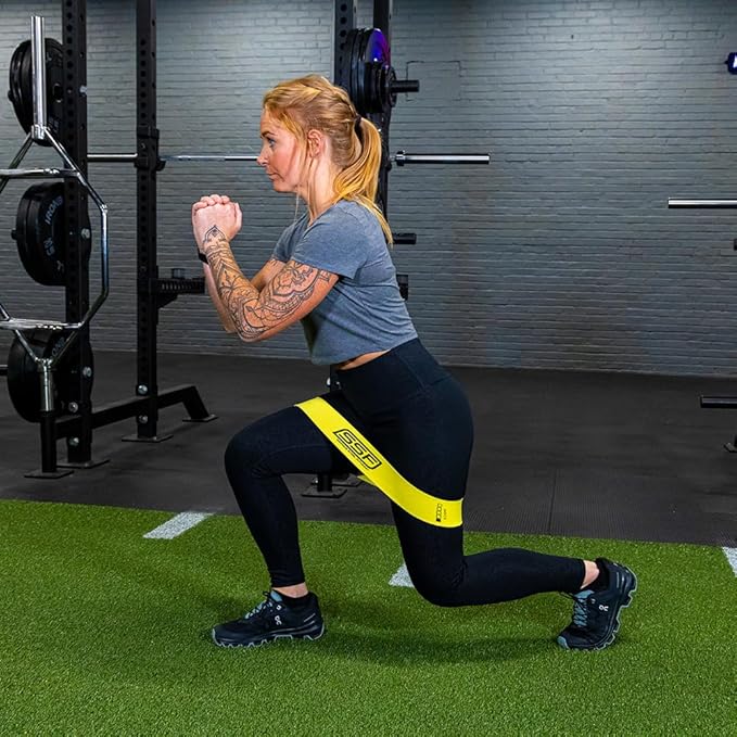 Serious Steel Fitness Fabric Mini Loop Non-Slip Resistance Band Set | Warm-Up, Physical Therapy, Glute Training, Speed and Agility Exercise Bands