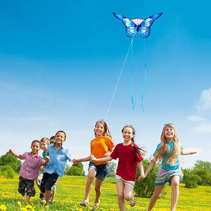 Xida Butterfly Kite for Kids & Adults, Easy to Fly, Ages 4-8, Large Kite with 300ft Handle, Perfect for Beach Trips
