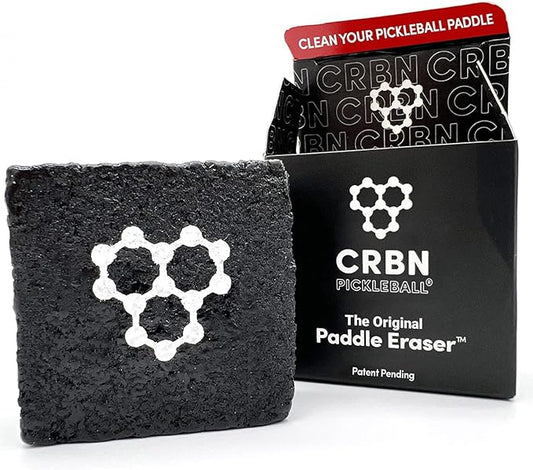 CRBN Pickleball Paddle Eraser, Best Carbon Fiber Pickle Ball Racket Cleaner, Fast & Easy Rubber Bar