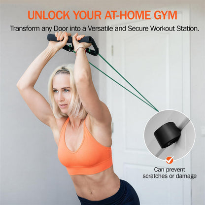 Slim Panda Door Anchor for Resistance Bands,Heavy Duty Resistance Band Door Anchor For Home