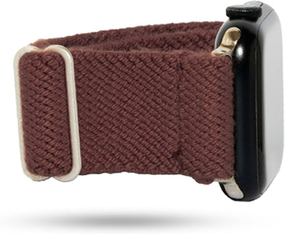Braxley Bands - Organic Cotton Watch Bands For Women and Men, Compatible With All Apple Watch Sizes and Series - Washable, Sweat-Absorbent, Breathable Fit, Elastic Smart Watch Bands