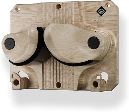 Ultimate Wall Storage Rack for Skis and Snowboards | Damage-Free Storage | Fits Any Ski or Snowboard | (Light Wood, 1)