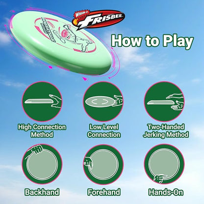 Wham-O Frisbee Ultimate Training Disc, Sports Flying Disc 160g, 10.5 Inch Durable and Flexible Compedition Disc for Outdoor Beach Backyard Family Fun