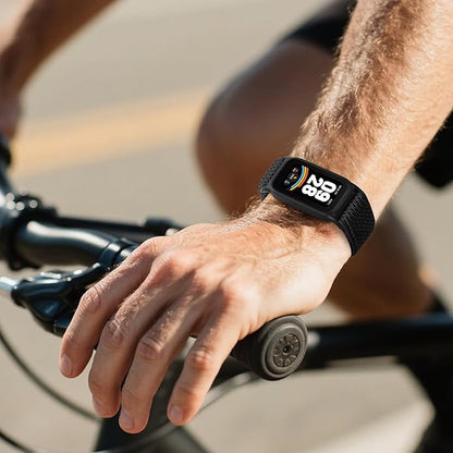 2 Pack Elastic Bands Compatible with Xiaomi Smart Band 9 Active Women Men, Soft Nylon Replacement Sport Wriststrap for Redmi Band 3