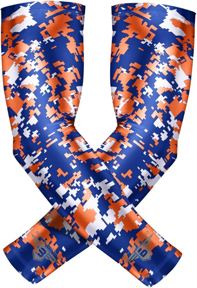 Bucwild Sports Baseball Arm Sleeve - Youth & Adult 1 Pair - Football Basketball Cycling Tennis