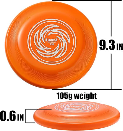 Sports Flying Disc - Compeition Flying Discs for Beach, Backyard, Lawn, Park, Camping and More - Great for All Ages Outdoor Flying Disc Training
