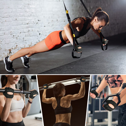 Short Workout Gloves for Women Men, Weight Lifting Gloves Full Palm Pads