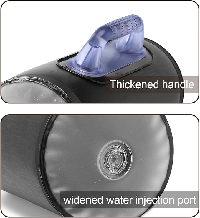 Water Dumbbells, Water Filled Training Dumbbells, Travel Weights Set, Adjustable Weights to 4-30 Lbs/Pair, Portable Gym for Strength Training, Fitness and Shaping