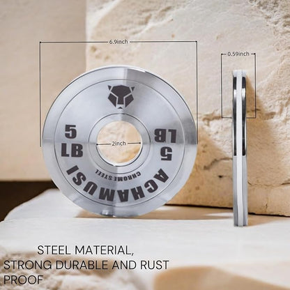 Olympic Weight Plates，Steel 2-Inch Weight Plate For Strength Training，Weightlifting - Single Or Pair