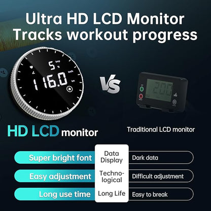 PASYOU Water Rowing Machines for Home Oak Wood Foldable Rower Machine 350LB Weight Capacity, 6 Levels Adjustable Row Machines with Monitor & Device Holder & 14L Tank, Bluetooth with Kinomap APP