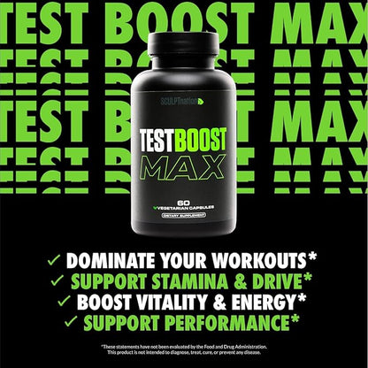 Sculpt Nation by V Shred Test Boost Max and Apple Cider Vinegar Gummies Bundle
