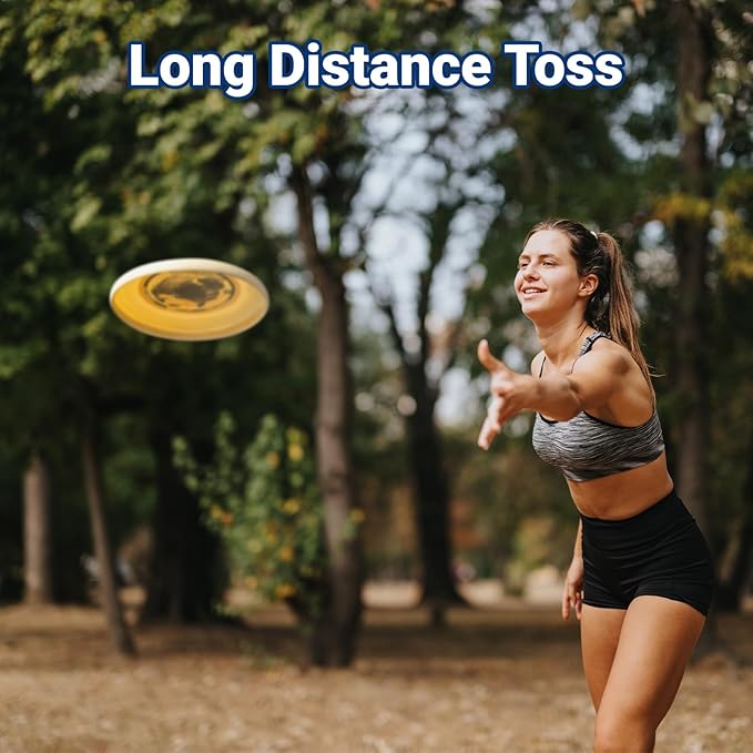 Wham-O Frisbee Heavyweight 200g, 11 Inch Flying Disc, Long Distance, Durable and Stable Sports Disc for Outdoor Activities and Family Fun