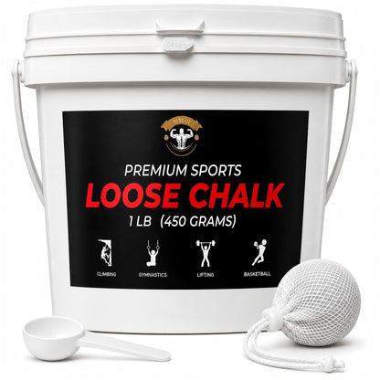 TITGGI 1 lb Gym Chalk Bucket with Chalk Ball, Pure Magnesium Carbonate
