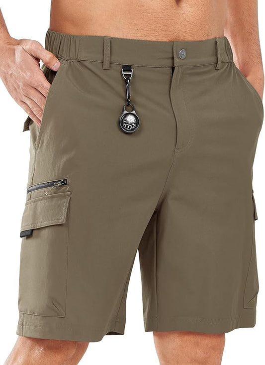 NORTHYARD Men's Cargo Hiking Shorts 9" Lightweight Outdoor Tactical Work Camping Sport Golf Casual