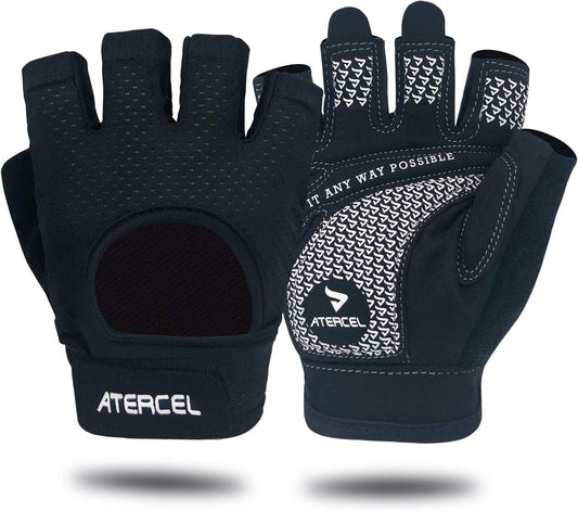 ATERCEL Weight Lifting Gloves Full Palm Protection, Workout Gloves for Gym, Cycling, Exercise