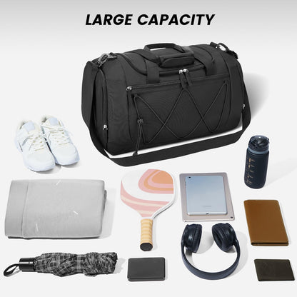 Vorspack 21 Inches Gym Bag for Men, Duffel Bag with Shoe Compartment