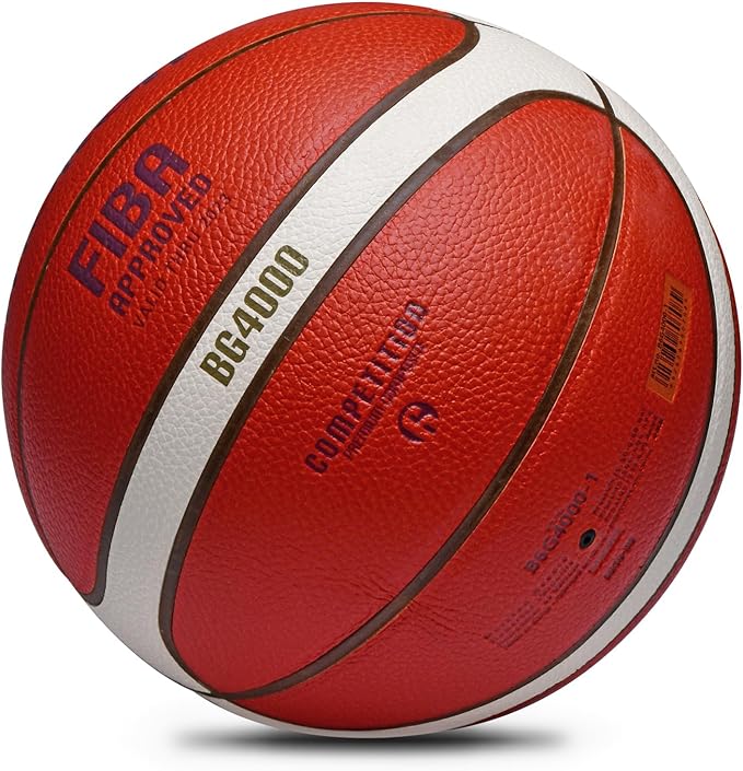 Training Soft Touch Rubber and Faux Leather Fighting Basketball, High Bounce Indoor Outdoor Basketball Gift
