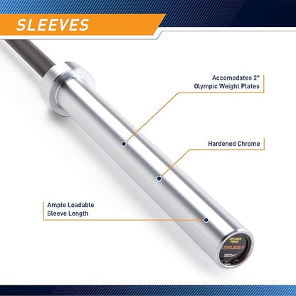 Steelbody IWF Standard 20kg and 15kg Olympic Weight Barbell Multiple Colors Available