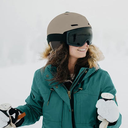 Retrospec Zephyr Ski Helmet - Snowboard Helmet for Adults & Youth - Adjustable Fit with Breathable Vents for Men, Women, Boys and Girls